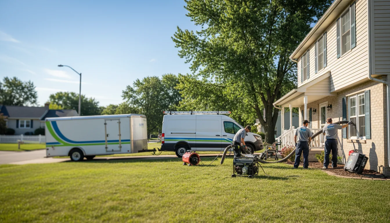 Flooded Basement Restoration And Cleanup With Repair in Star, ID near me